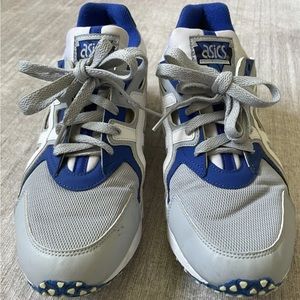 ASICS Men’s 9.5 Shoes Gel Blue White Gray.